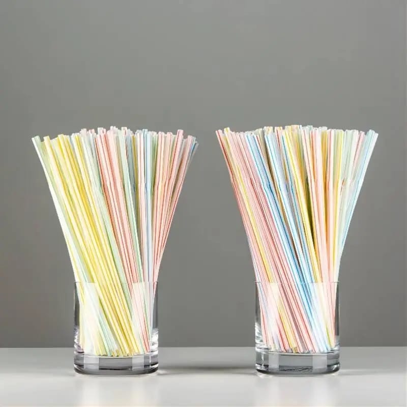 disposable straws 50pc pack