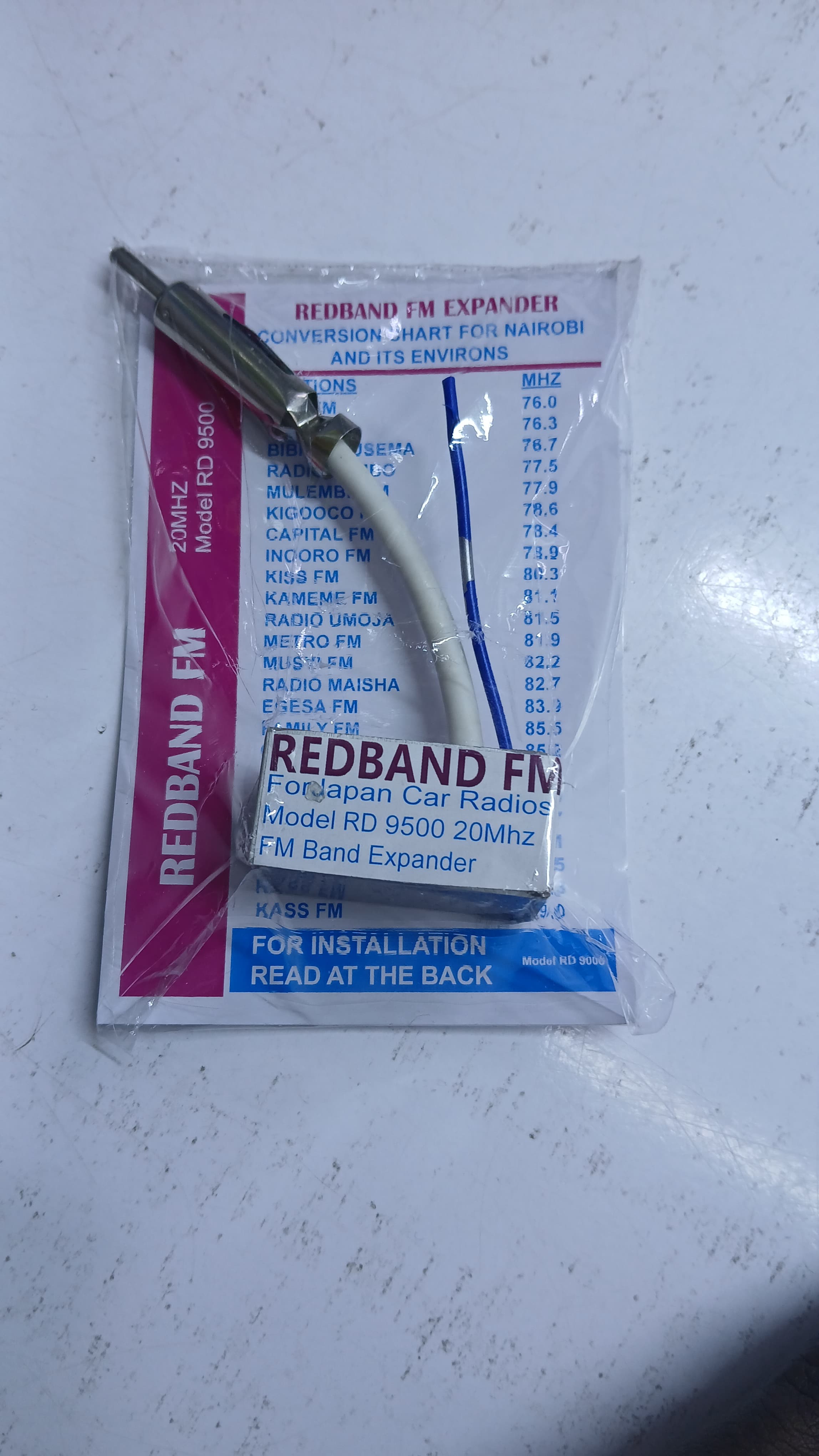 Redband Car FM Expander to receive local FM Channels on your Japanese car Radio
