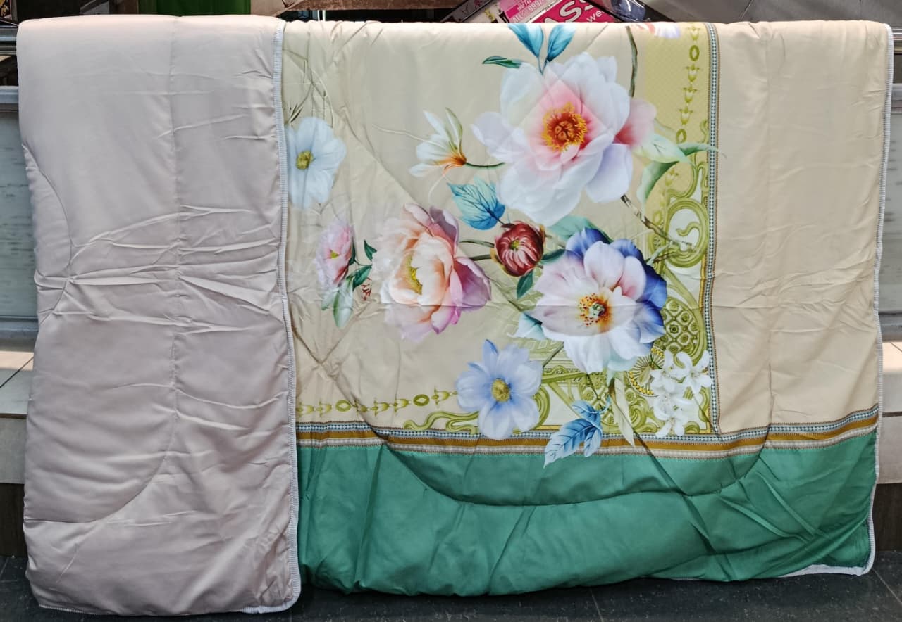 Binded and Double Sided Warm Duvets
Comes with  1 bedsheet and 2 pillow cases.