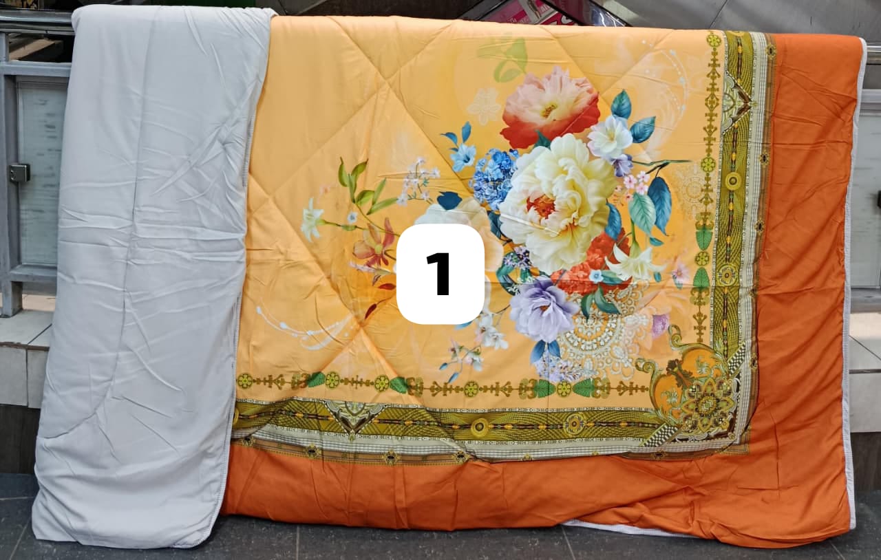 Binded and Double Sided Warm Duvets
Comes with  1 bedsheet and 2 pillow cases.