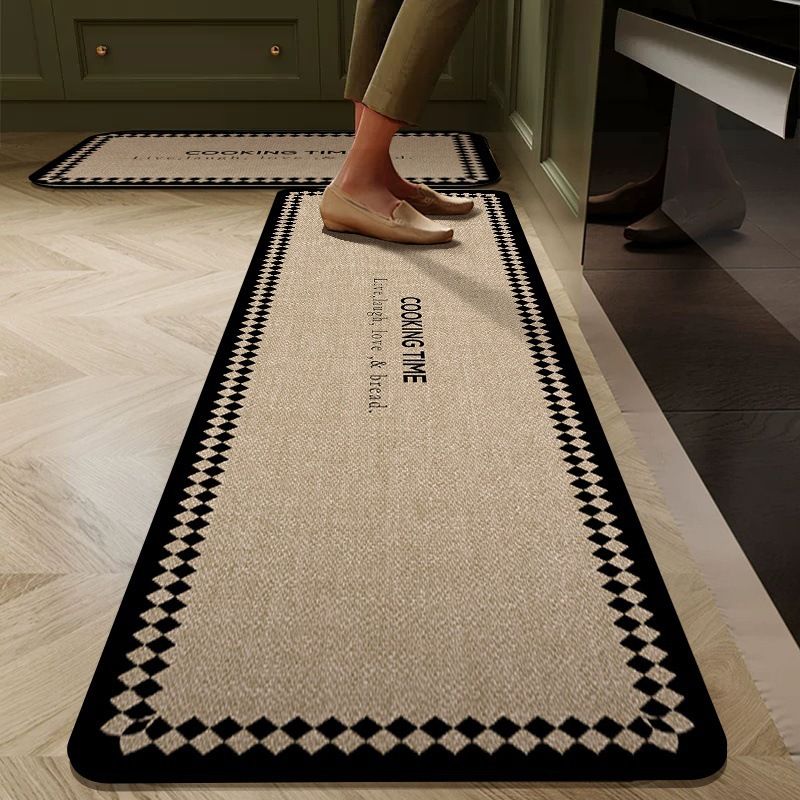 Rubber Bottom Anti-Slip Kitchen Mats
◇ Set: 2pcs
◇ Sizes:
* 40 × 60 cm
* 40 × 120 cm
◇ Bottom: Rubber (Anti-slip)