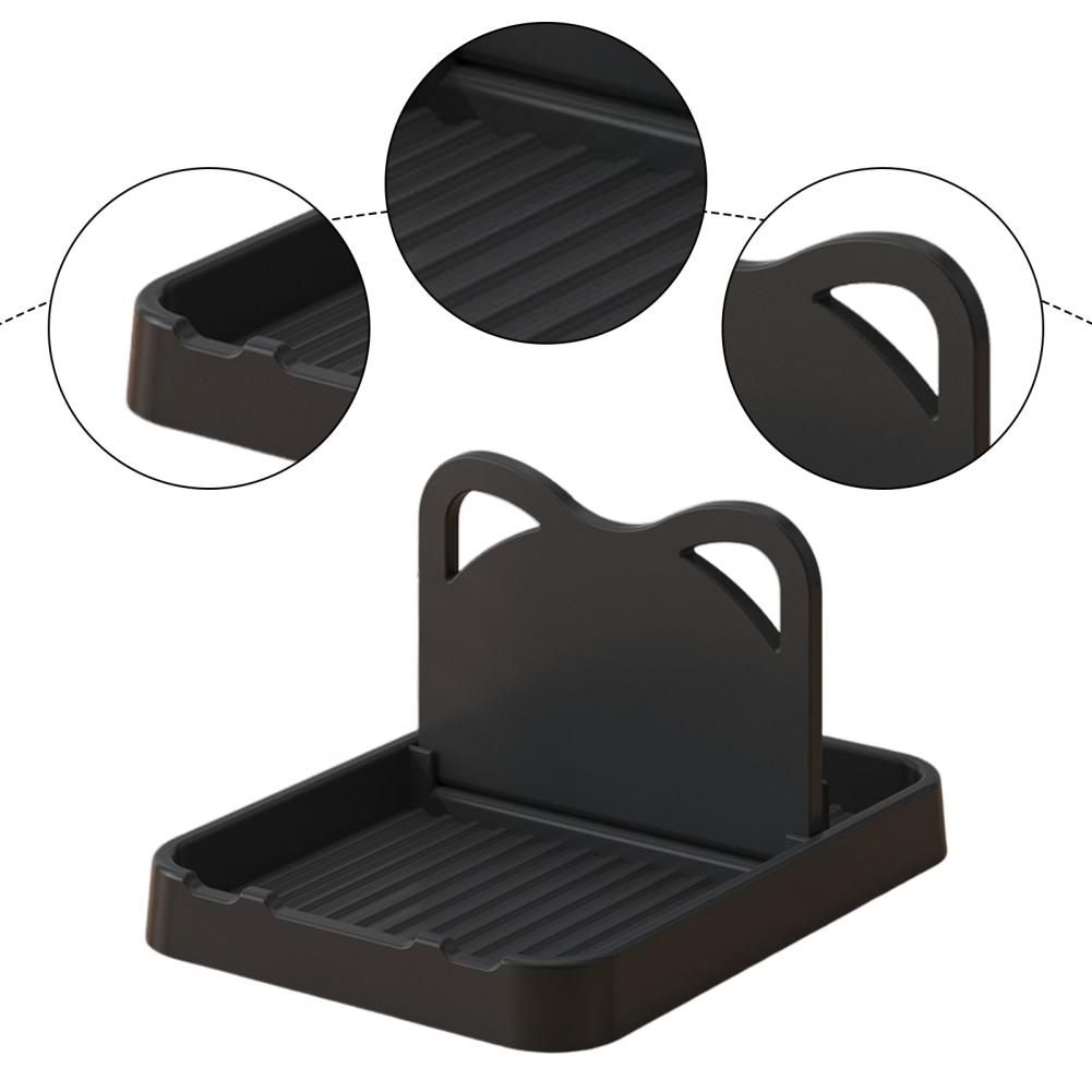 Pot lid rack/ Spoon holder

▪️Dual Functionality: Holds pot lids, spoons, spatulas, and other cooking tools.
▪️Drip Prevention: Designed to catch oil, sauce, and moisture.
▪️Made of thickened PP plast