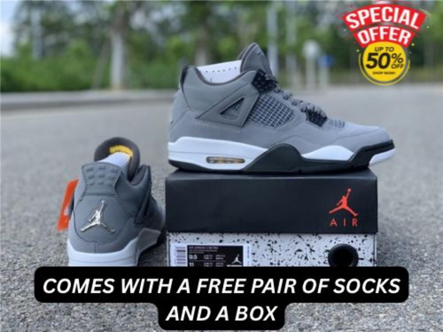 ORIGINAL AIR JORDAN  4 RETRO, COOL GREY CUSTOMIZED JORDAN, COLOUR BLACK ,HIGH QUALITY SNEAKERS. JORDAN Best shop for Airforce, Air jordan, Airmax tn, Air force sneakers)