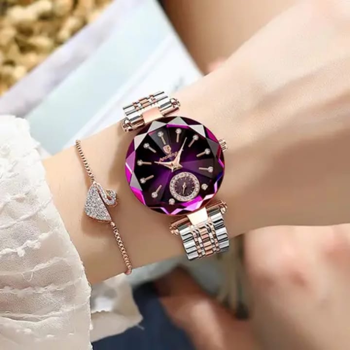 POEDAGAR Ladies Watch 719 Fashion Dress Female Bracelet Jewelry For Women Wrist Watches Diamond Girl Gift Relogio Feminino