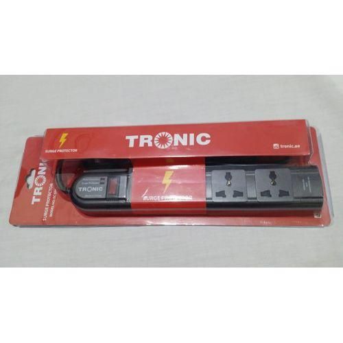 Tronic Extension Cable Power Strip 4 Way Surge Protector