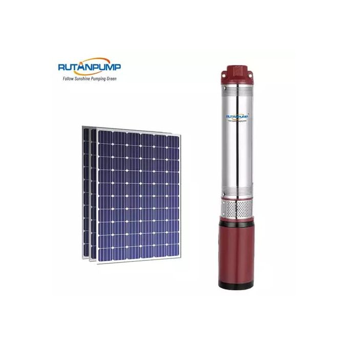 RUTANPUMP 24V 400W High Lift Submersible Water Pump +SOLAR Panel 400Watts+Float Switch