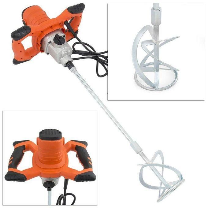 Dera Electric Handheld Mixer – Powerful Mud Mixer for Cement, Paint, Mortar, and More