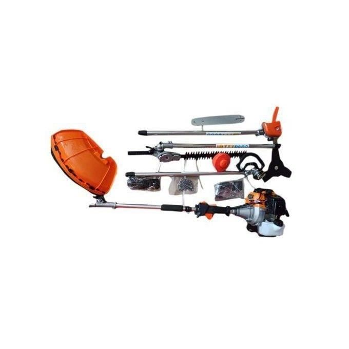 Dera 4-in-1 Industrial Bush Cutter with Hedge Trimmer Powerful 2-Stroke Engine for Versatile Lawn Care
