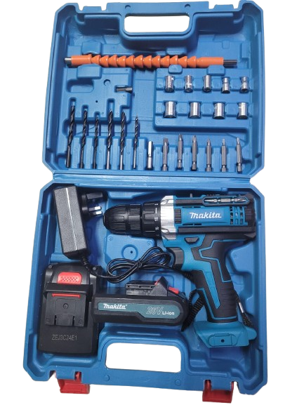 Makita Cordless 26V Drill Set - Powerful & Portable DIY Tool Kit