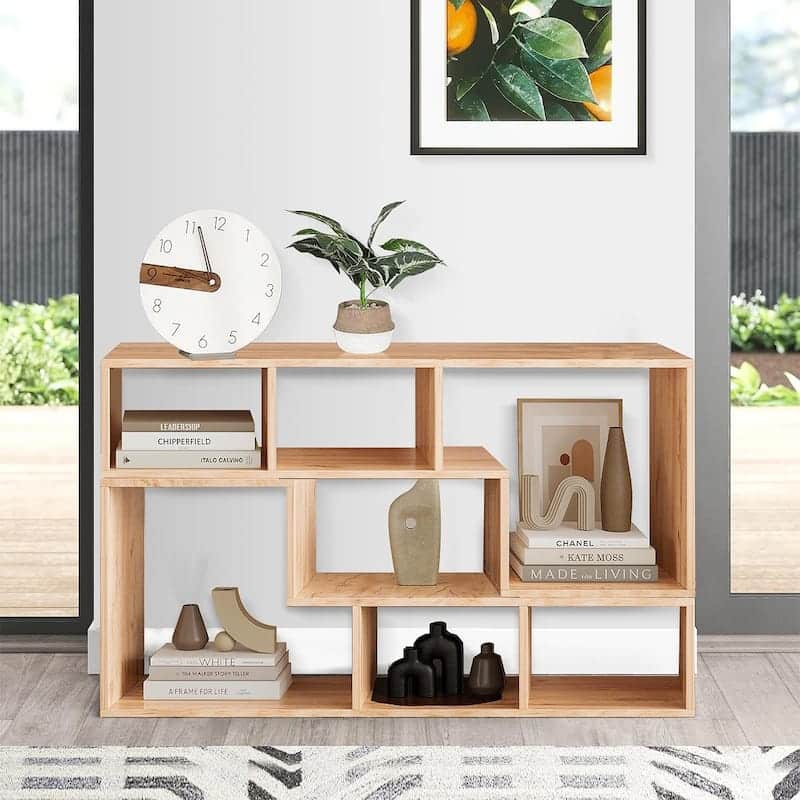 Convertible Modern Wooden TV Stand For Up To 65 Inch TV 6FT