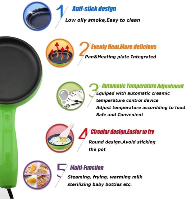 NEW ARRIVALS☺☺Electric 2in1 Multifunctional magic pot 2 layer 14pc egg boiler steamer or fry grill plate.