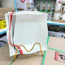 ❗️📍PRICE dropped 📍❗️Melamine 6 psc square plates.Melamine 6pcs dinner Plate. 🪻🤪Attractive Extra Strong Light and portable Multiple use Easy to clean Premium Quality