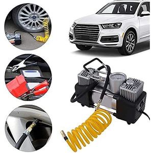 🔹️🔹️PERFECT CHOICE 🪻🪄12V 150PSI Double Cylinder Air Pump Compressor Car Auto Tire Inflator Portable Heavy Duty MULTIFUNCTIONALp.12V Digital Air Compressor,working Pressure up to 150PSI,able to inf