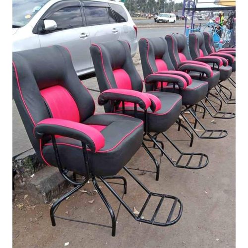 🪄NEW ARRIVAL 🪄Fashion Simple Locally Made Barber Chair Cheap Jua Kali Barber Chair🟣🔹️*Handcrafted Design**: Jua Kali barber chairs are often handcrafted by local artisans, showcasing unique design