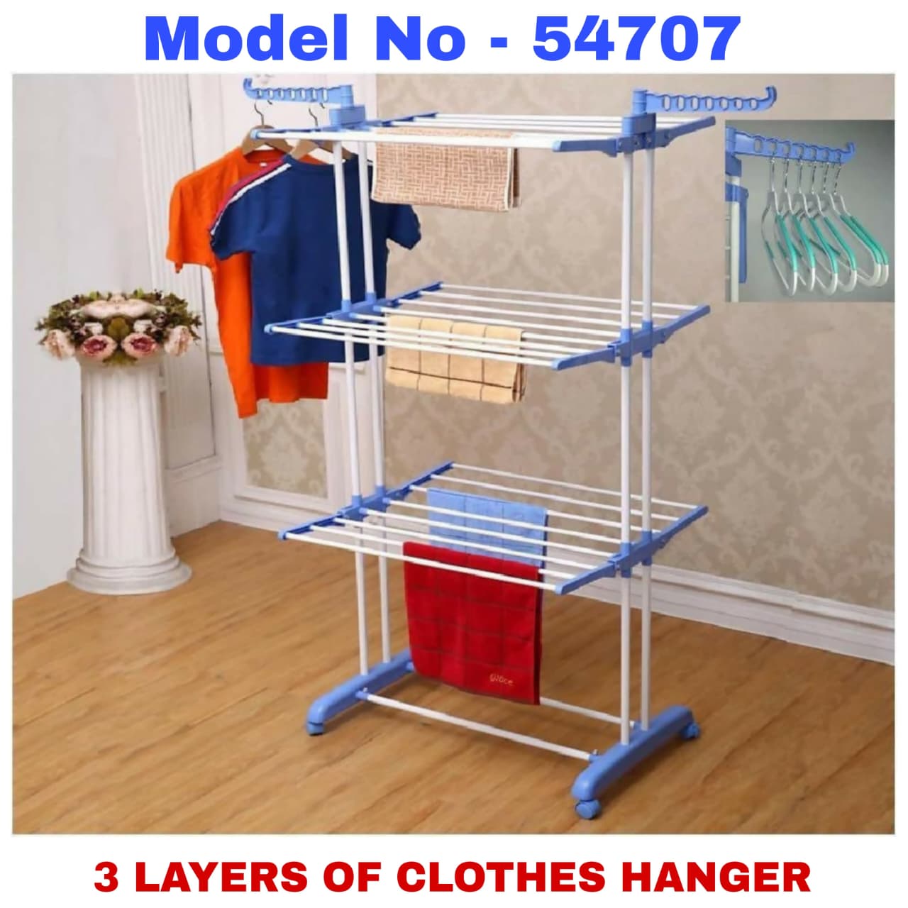 LIMITED OFFER😶‍🌫️Clothes Dryer Rack Clothes Rack For Hanging Clothes Towels Clothes Airer Indoor Foldable Laundry🦋adopts a foldable design and is equipped with  foldable shelves. It can be easily f