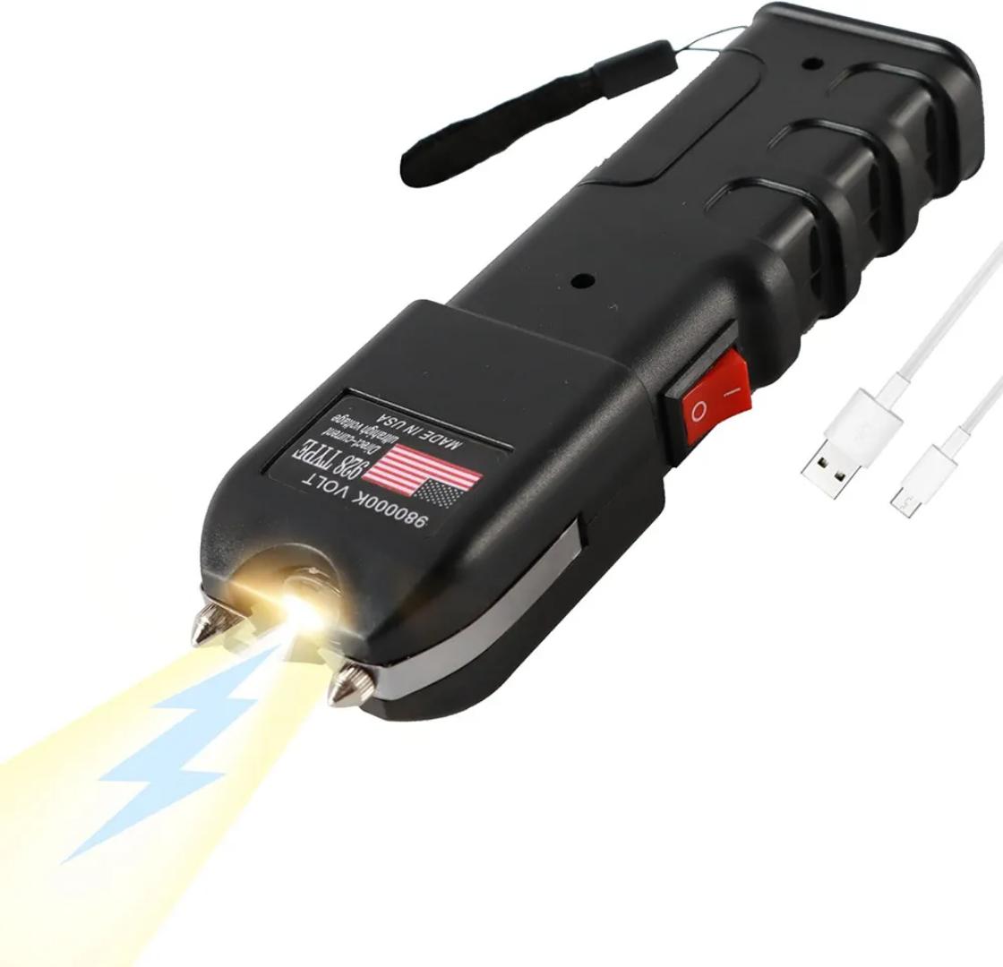 Type 928 super high power flashlight stun gun self defence torch shock torch
