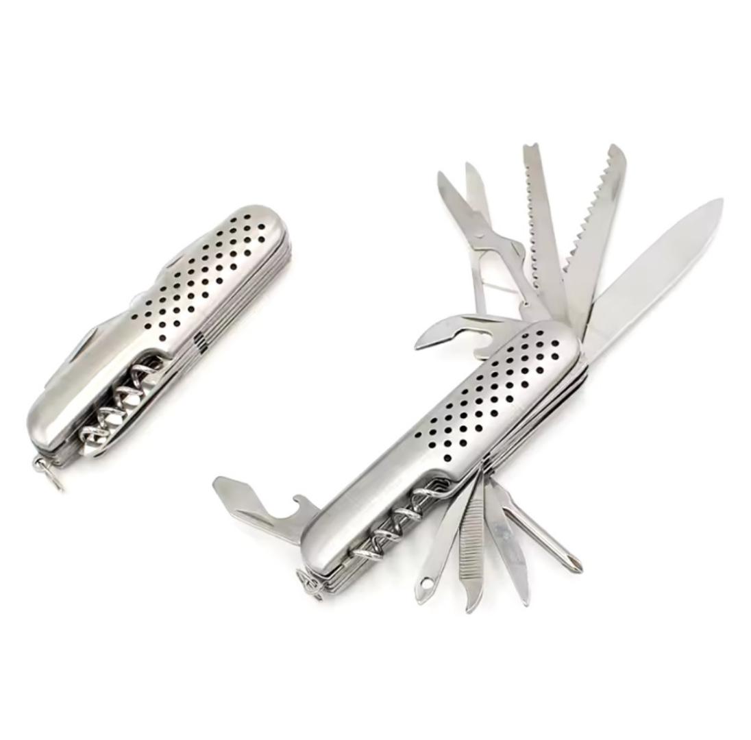 14 in 1 stainless steel tactical Pocket knife foldable pen knife multipurpose hand tool