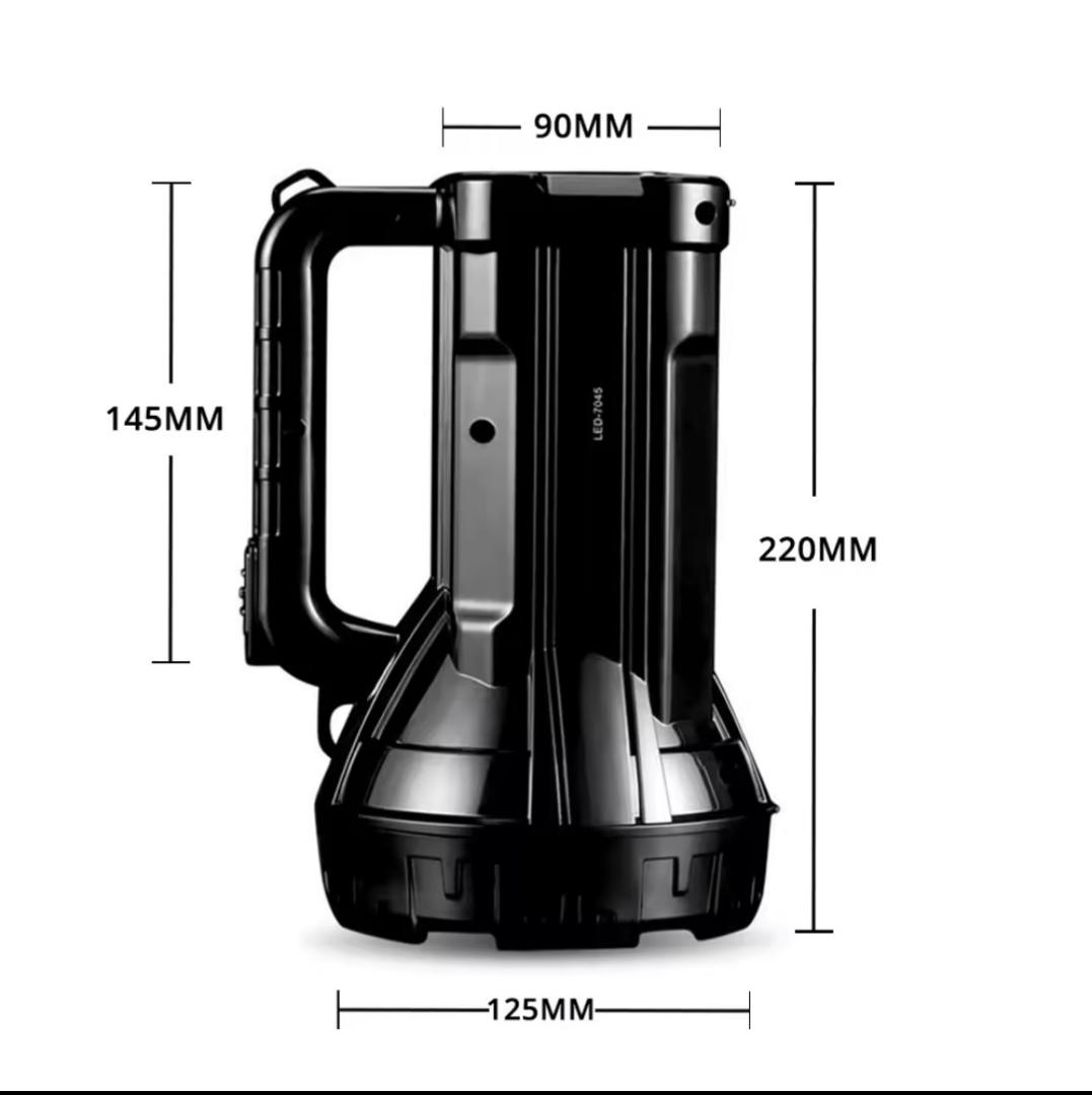 Dp Super Bright Long Range Portable Rechargeable Torch security guard torch
