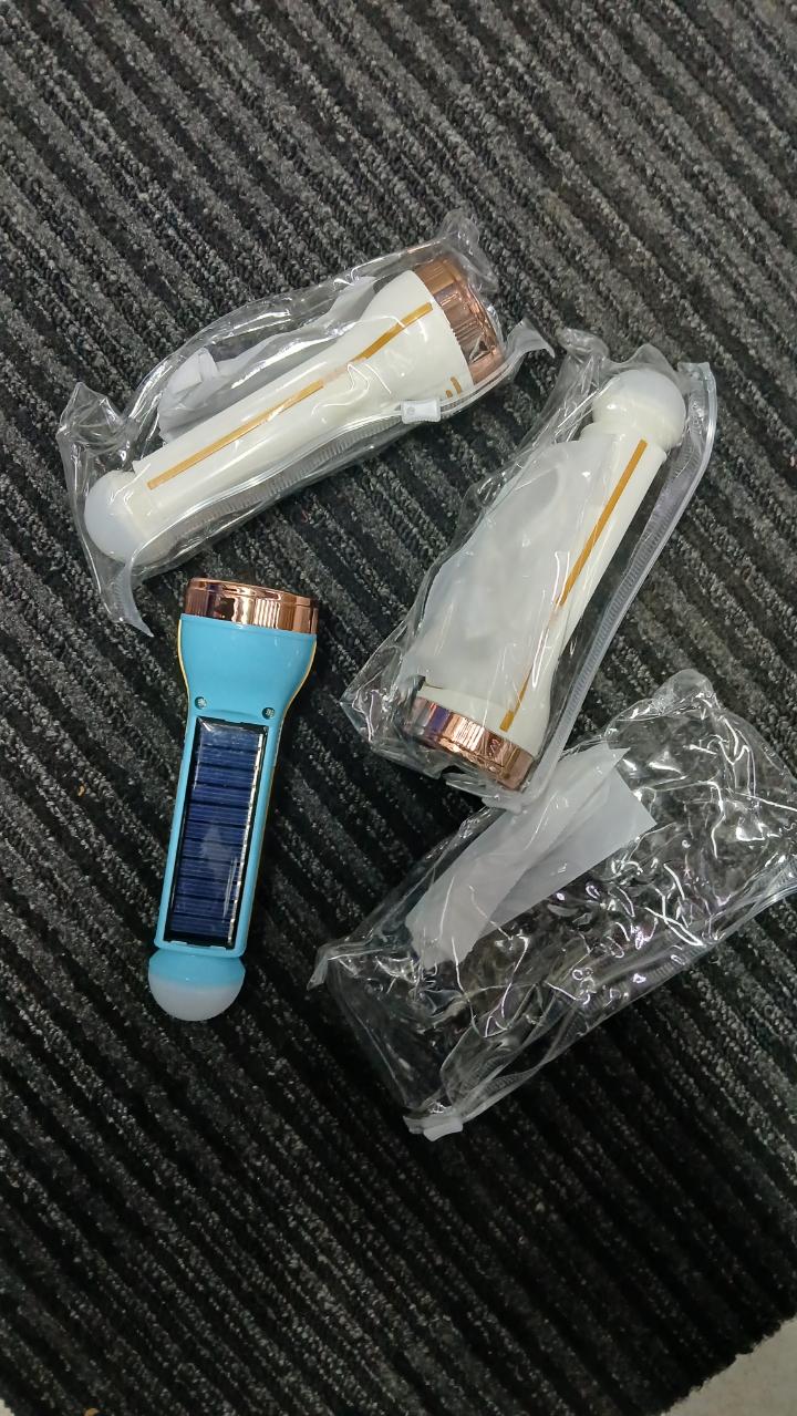 Solar & USB Rechargeable Torch – Dual Light, Long-Lasting pocket torch