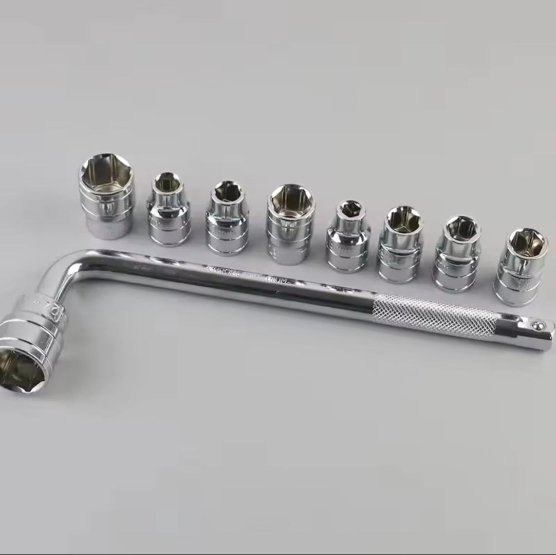 ½ Dr Socket set 10pcs chrome vanadium universal car / motorcycle repair set kit