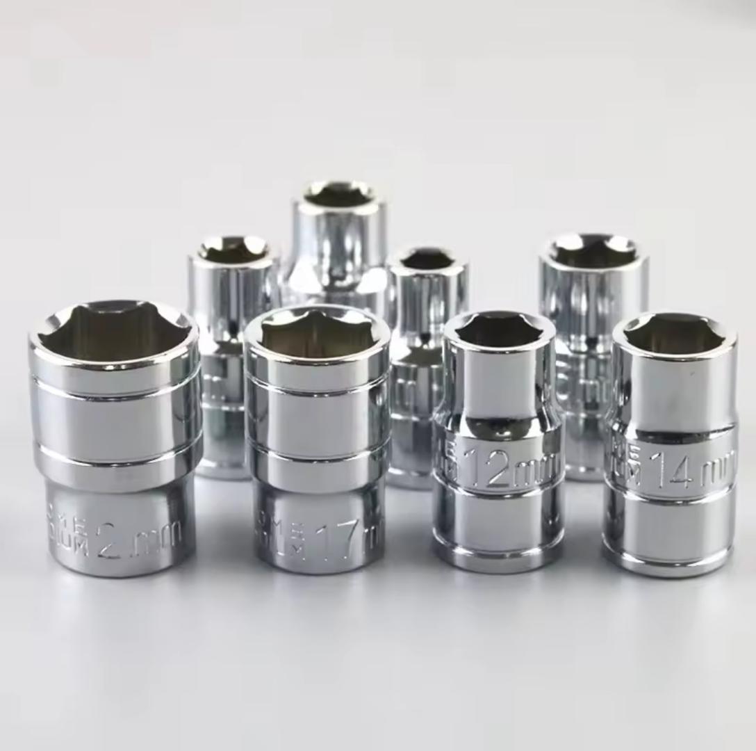 ½ Dr Socket set 10pcs chrome vanadium universal car / motorcycle repair set kit