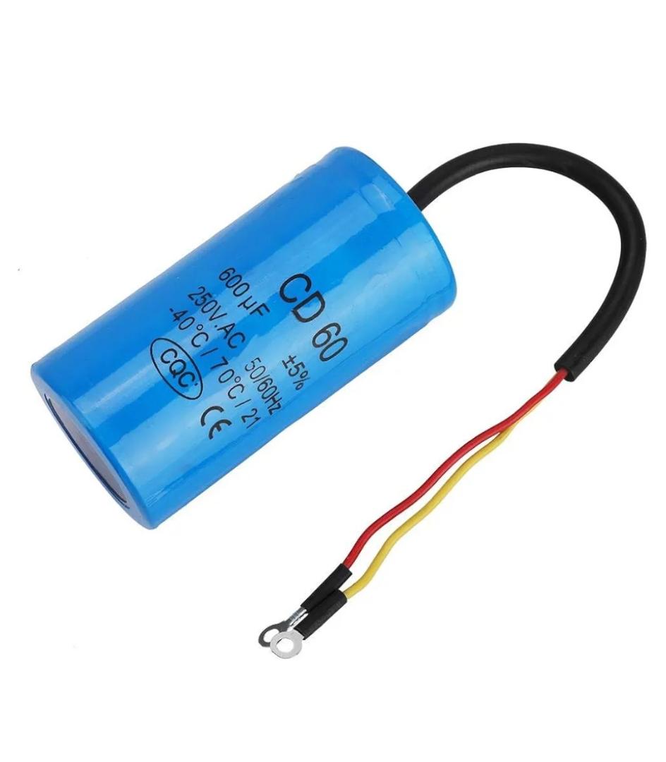 CBB60 35uF Running Capacitor, AC 450V 2 Wires 50/60Hz Cylinder 90x50mm for Air Compressor Motor, Washing Machines, Refrigerators Motor Start