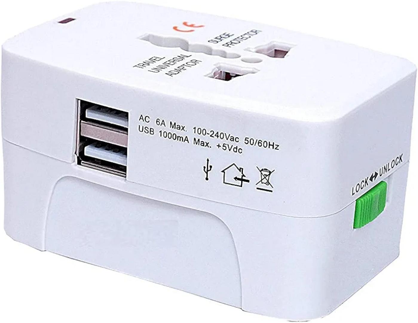 Travel adapter socket multi plug Ac portable socket plug universal adapter ac 220-250V