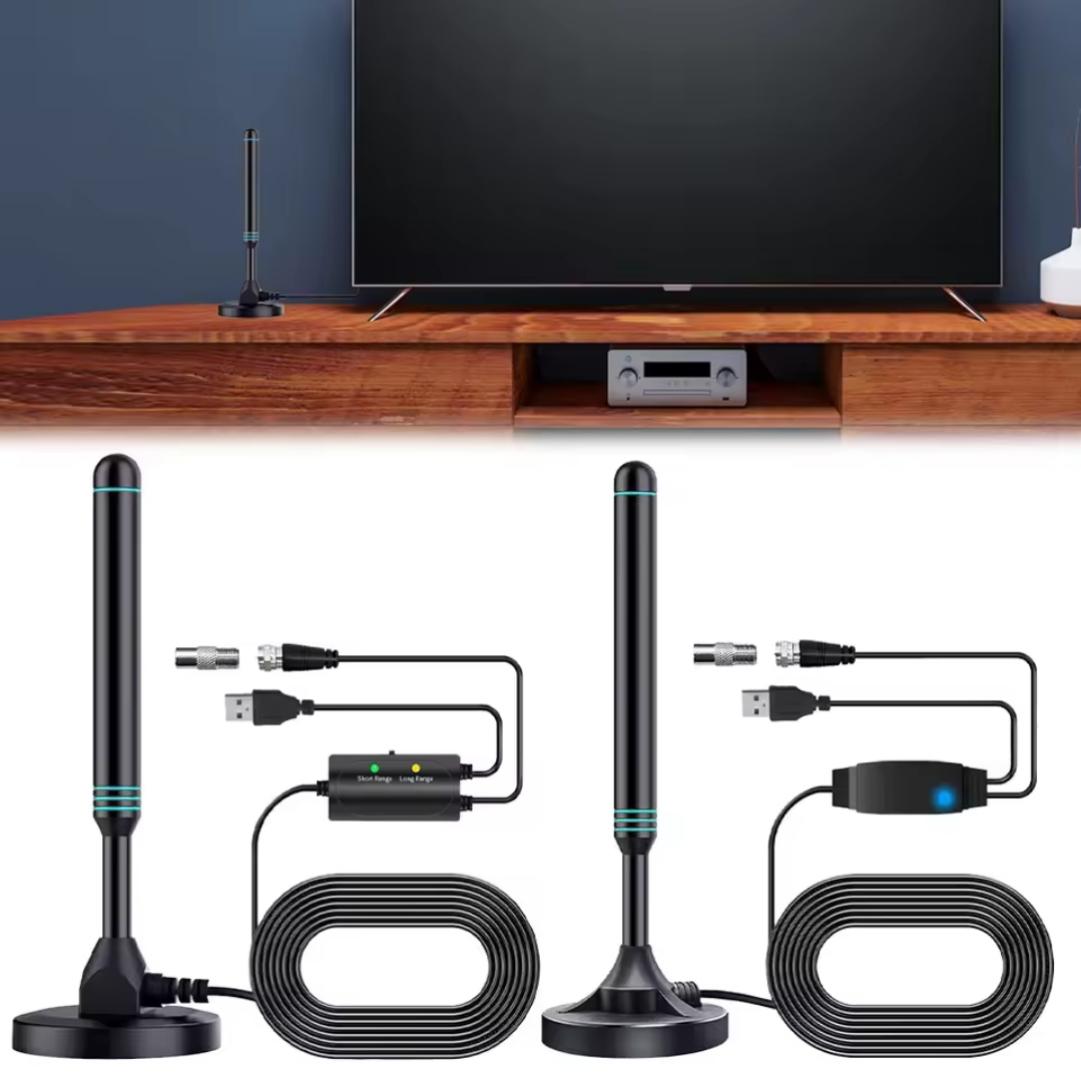 TV Antenna Indoor Antenna for Digital tv / Smart TV for Long Range Reception and All Smart TVs HD Digital Antenna with Amplifier Signal Booster for Local Channels Support 4K 1080p-2025 Upgrade antenna