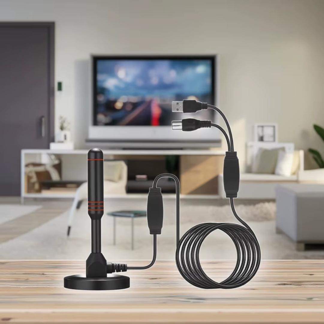 TV Antenna Indoor Antenna for Digital tv / Smart TV for Long Range Reception and All Smart TVs HD Digital Antenna with Amplifier Signal Booster for Local Channels Support 4K 1080p-2025 Upgrade antenna