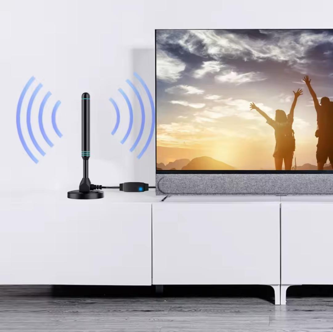 TV Antenna Indoor Antenna for Digital tv / Smart TV for Long Range Reception and All Smart TVs HD Digital Antenna with Amplifier Signal Booster for Local Channels Support 4K 1080p-2025 Upgrade antenna
