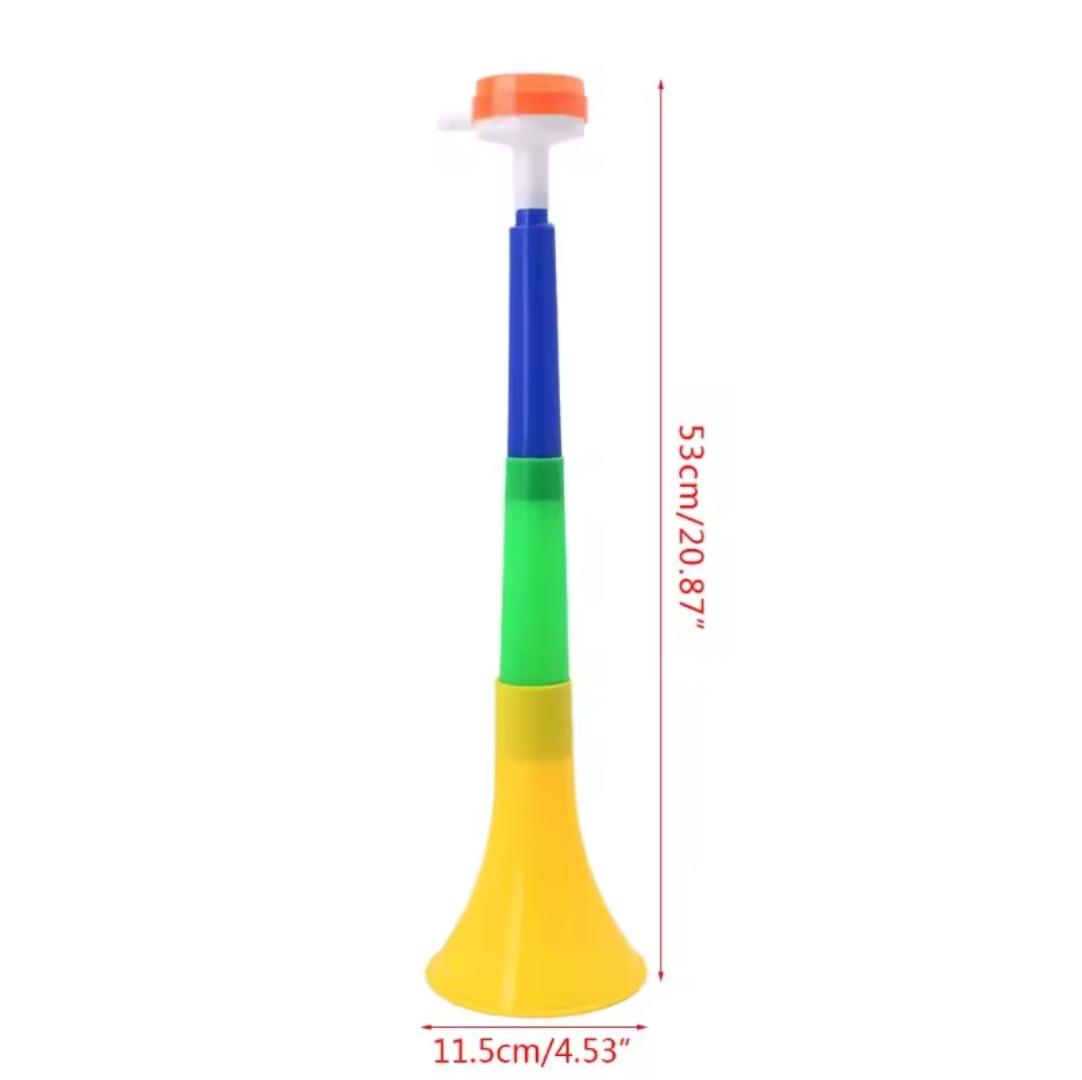 Vuvuzela horns Vaveren 5X Football Loud Noise Makers Cheering Fans Noisemakers Party Supplies Soccer Trumpets for Concerts, Festival, Gameday Vuvuzelas trumpet