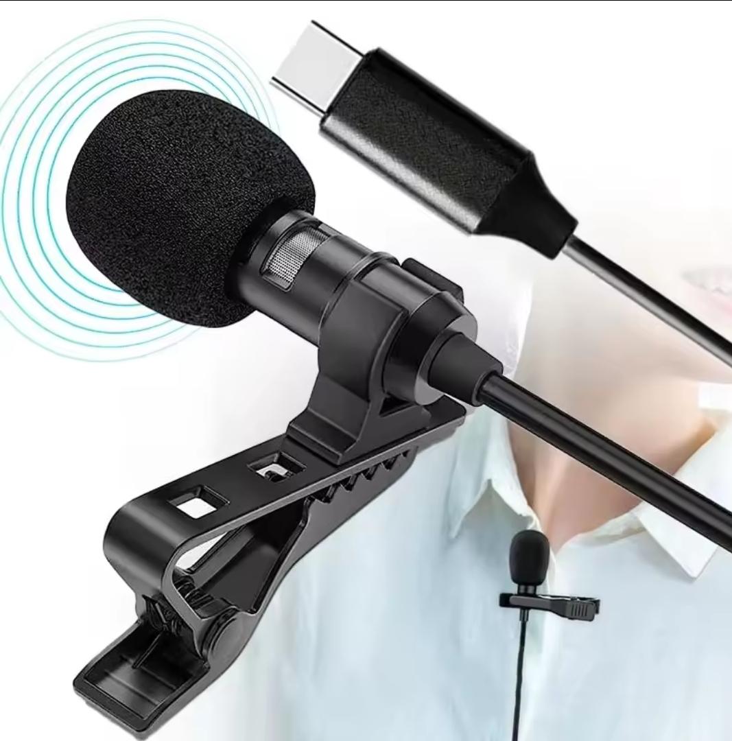 Type-C Lavalier Microphone GL-121 with Superb Sound for Audio & Video Recording