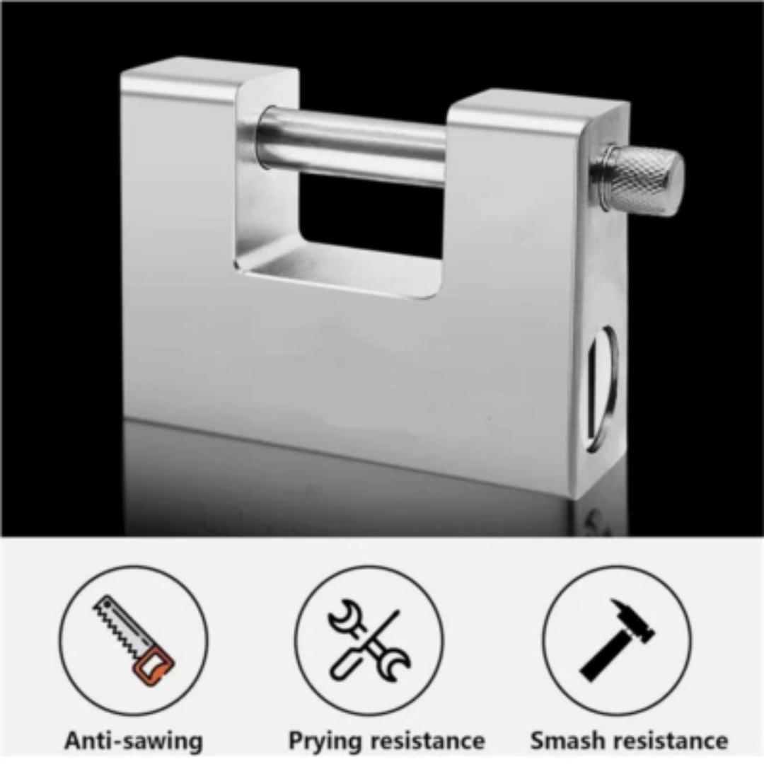 Rectangular padlock 94mm 4 keys top security lock Container Padlock 94mm Warehouse Heavy Duty Steel Rectangular Lock Keys