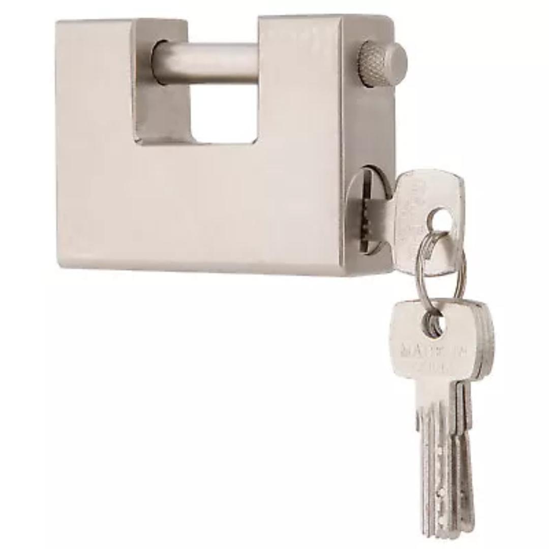 Rectangular padlock 94mm 4 keys top security lock Container Padlock 94mm Warehouse Heavy Duty Steel Rectangular Lock Keys
