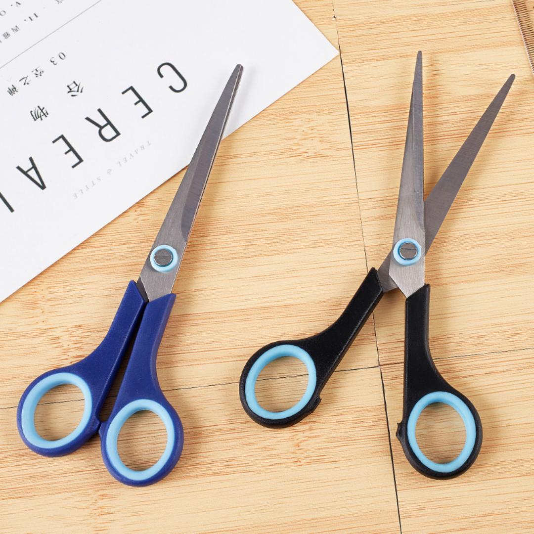 Multi-Purpose Paper Cutter Scissors for Home, Office, School, and Craft Projects with Sharp Stainless Steel Blades and Comfortable Grip Handles