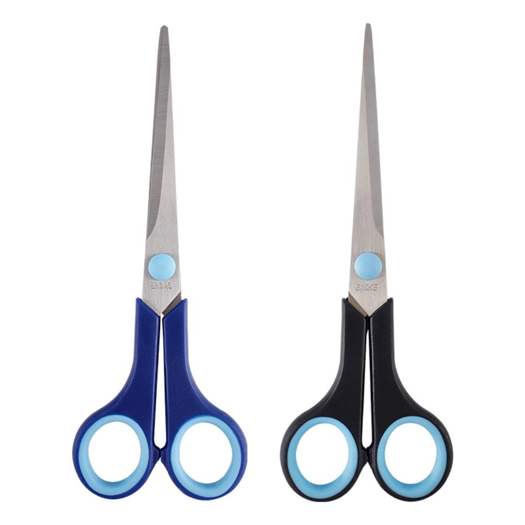 Multi-Purpose Paper Cutter Scissors for Home, Office, School, and Craft Projects with Sharp Stainless Steel Blades and Comfortable Grip Handles