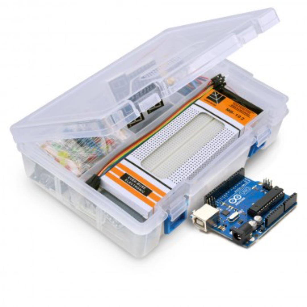Starter Kit V2 for Arduino UNO R3(SMD) Upgraded version Learning Suite Breadboard Ultrasonic sensor 9V battery jumper wires Arduino Uno R3 Kit