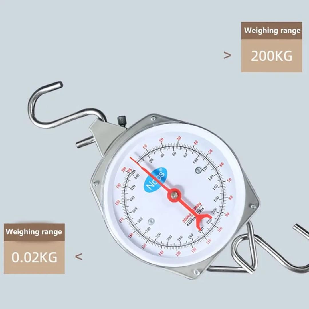 Hanging Scale, High Precision, Analog Type, Maximum Measured Weight 220lbs (100 kg), Scale, Compact, Weight Weighing