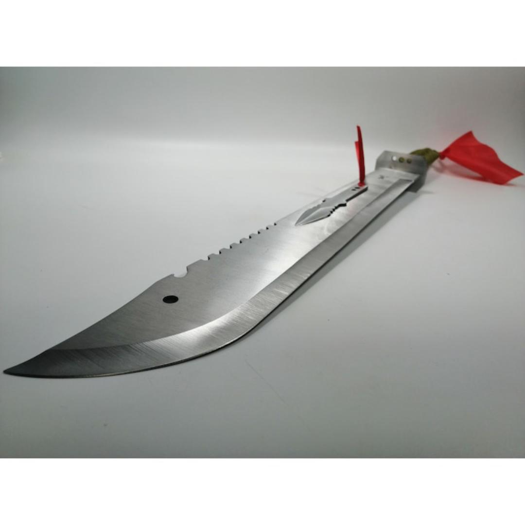 New Machete sword stainless steel 70cm combat tactical panga with throwing knife in stealth military grade hunting/Clearing sumarai sword man's best tool / men gift