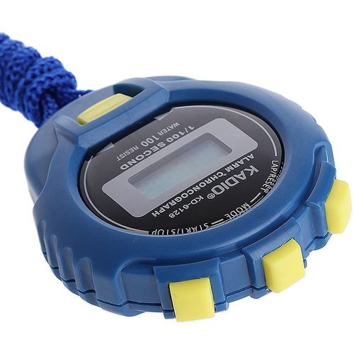 Digital stopwatch sporting timer watch with neck lanyard KADIO LCD Chronograph Digital Timer Stopwatch Sport Counter Odometer exam Watch Alarm