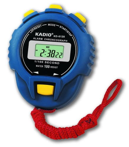 Digital stopwatch sporting timer watch with neck lanyard KADIO LCD Chronograph Digital Timer Stopwatch Sport Counter Odometer exam Watch Alarm