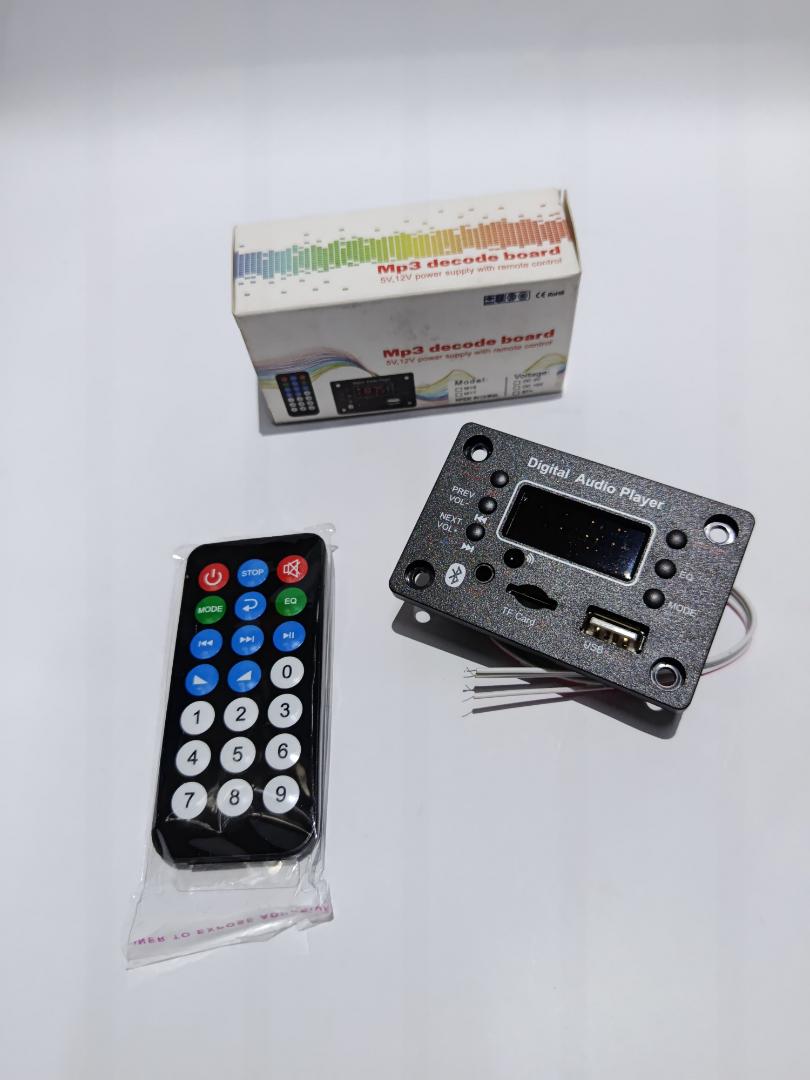 Super amplifier face Bluetooth mps decode board with digital lcd display aux in BT/Usb and Remote control new amplifier face