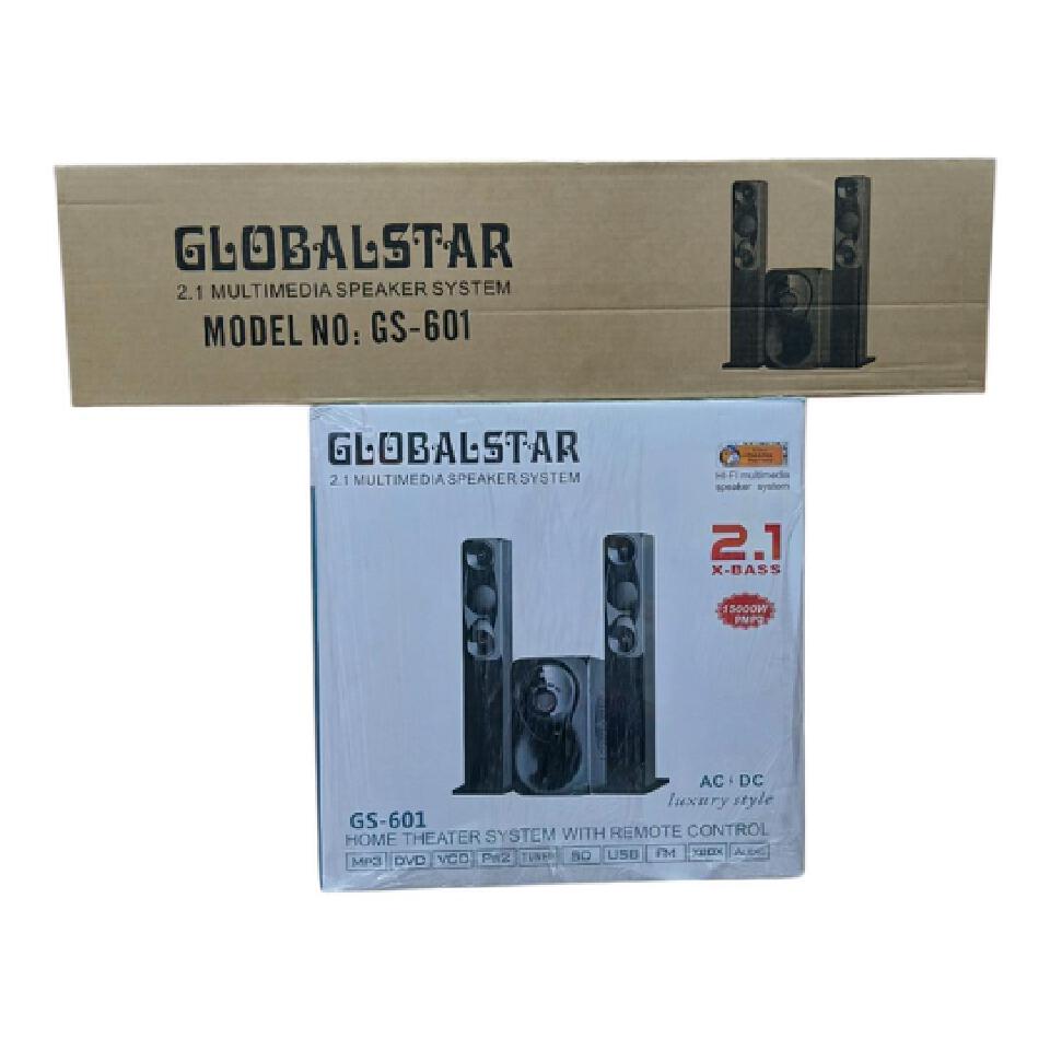 Globalstar soundbar 2.1ch audio music system with fm/usb/BT super base 15000Watts output globalstar woofer