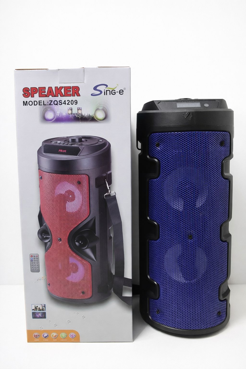 Portable Bluetooth Speaker with Powerful Bass, Dual Drivers, Wireless Connectivity, USB & TF Card Support, Built-In FM Radio, Rechargeable Battery, Party-Ready Sound System for Indoor & Outdoor use