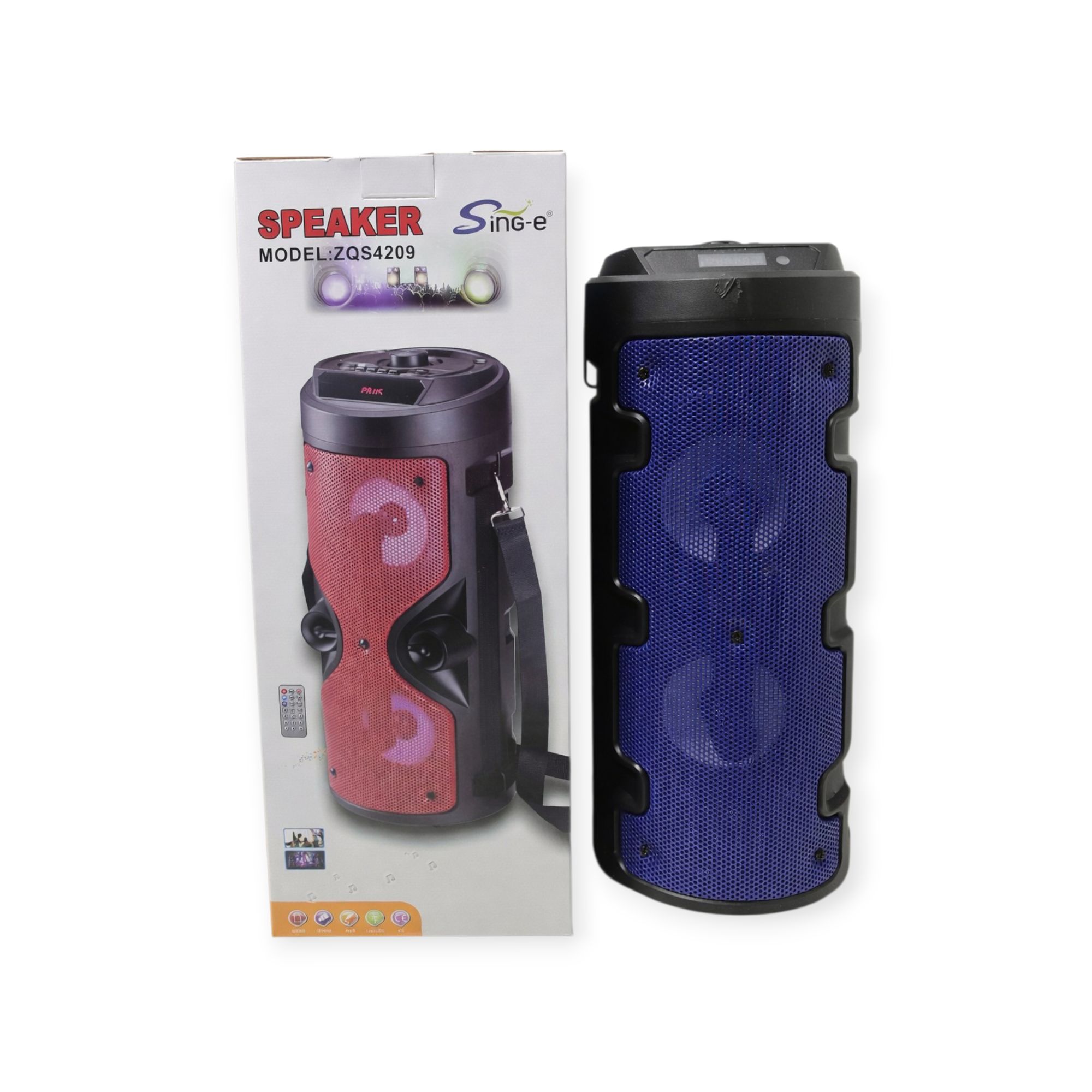 Portable Bluetooth Speaker with Powerful Bass, Dual Drivers, Wireless Connectivity, USB & TF Card Support, Built-In FM Radio, Rechargeable Battery, Party-Ready Sound System for Indoor & Outdoor use