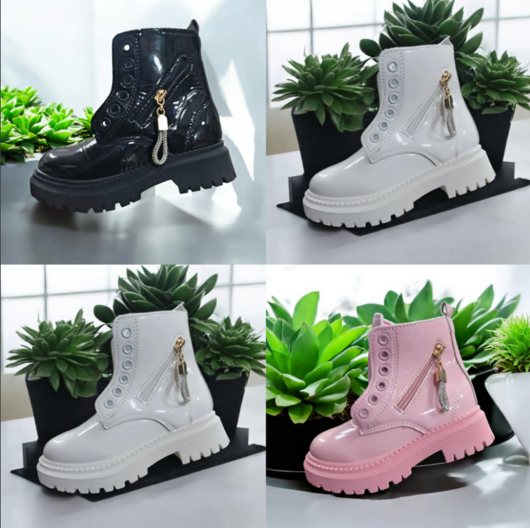 Boots - Comfort Flat Heel Ankle Casual Boots