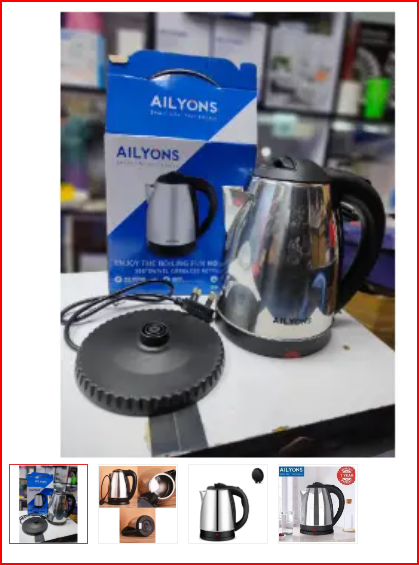 AILYONS 1.8L Energy Efficient Electric Water Kettle Heater Jug alyons