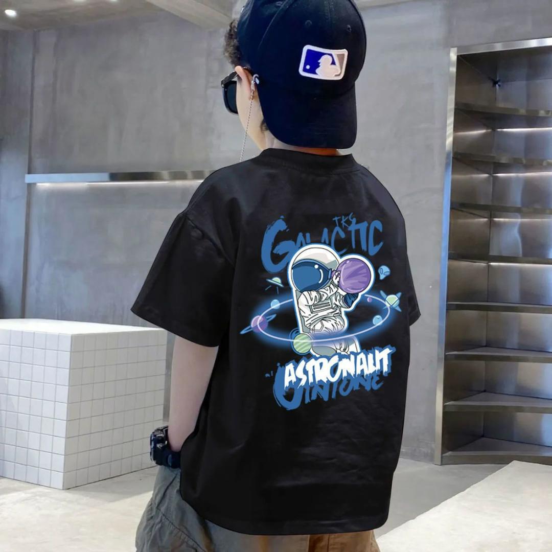 New trendy street style children's clothing,boys' t-shirts with short sleeves,summer children's mid to large boys' tops with half sleeves,autumn innerwear with trendy ins,soft breathable,comfortable