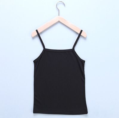 New solid color small camisole vest for women, slim fit and versatile, summer women's student top base shirt, autumn inner and outer sleeveless top, cotton fashionable base shirt, popular in Africa