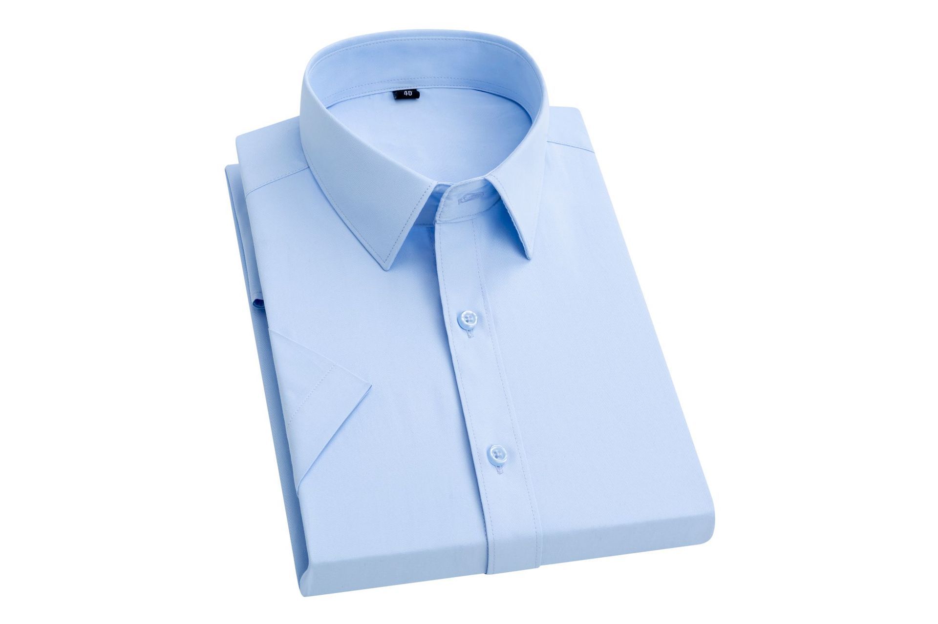 2025 summer short sleeved shirt, business men's white shirt, plus size workwear half sleeved T-shirt, moisture absorbing and breathable, new business trend, the quality choice of African workplace